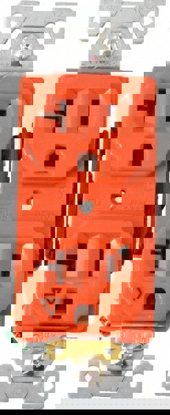 Straight Blade Duplex Receptacle: NEMA 5-20R, 20 Amps, Isolated Ground